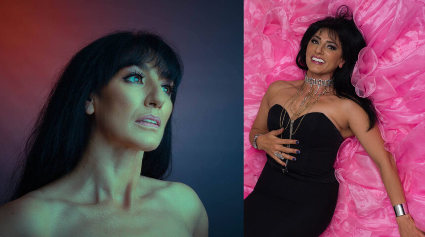 Mary Kiani - 2 pictures of her looking into distance and smiling